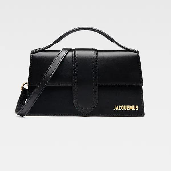 Túi Xách Nữ Jacquemus Le Grand Bambino Top-Handle Bag Size 23 Màu Đen - Túi xách - Vua Hàng Hiệu