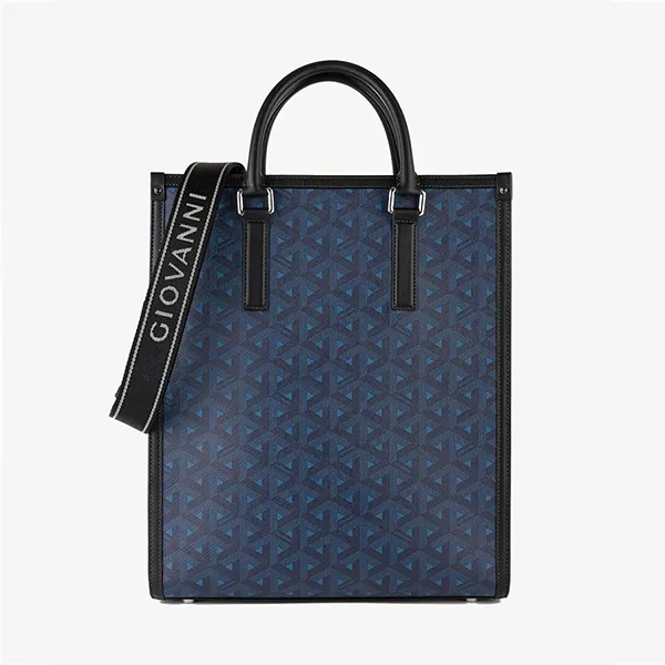 Túi Xách Tay Nam Giovanni GBB0049-1 Màu Xanh Navy Đậm - Túi xách - Vua Hàng Hiệu
