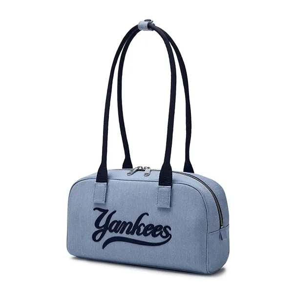 Túi Xách Tay Nữ MLB Varsity Culsive Denim Bag New York Yankees 3ABQL054N-50INS Màu Xanh Denim - Túi xách - Vua Hàng Hiệu