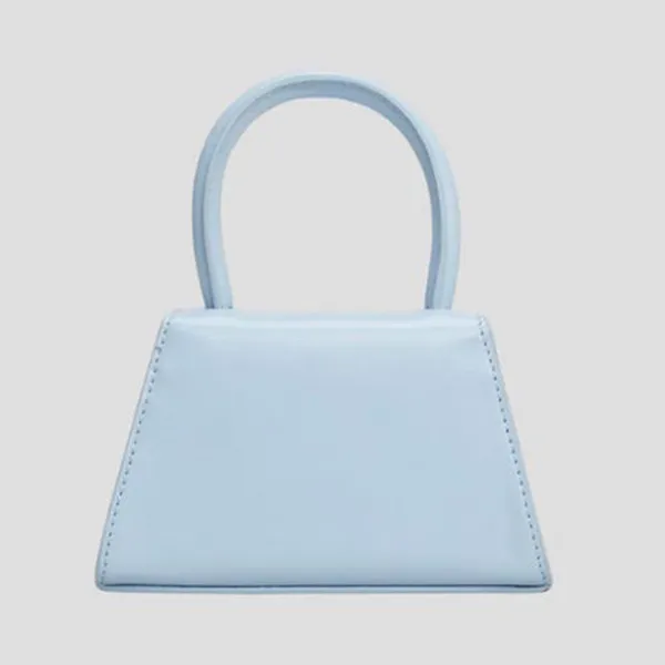 Túi Xách Tay Nữ Self-Portrait The Bow In Light Blue Leather With Diamanté AW22-303 Màu Xanh Nhạt - Túi xách - Vua Hàng Hiệu