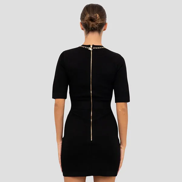 Váy Len Nữ Elisabetta Franchi In Black AM 92B 46E2 V480 110 Màu Đen Size 44 - Thời trang - Vua Hàng Hiệu