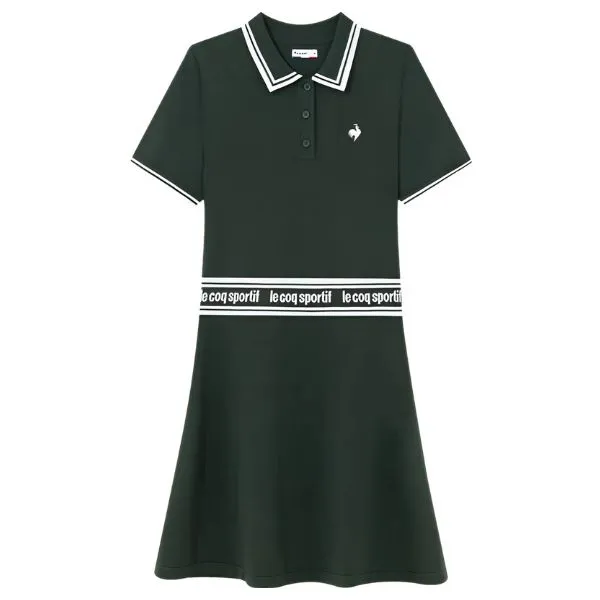 Váy Thể Thao Nữ Le Coq Sportif Slim Wool Dress Màu Xanh Phối Trắng Size S - Thời trang - Vua Hàng Hiệu