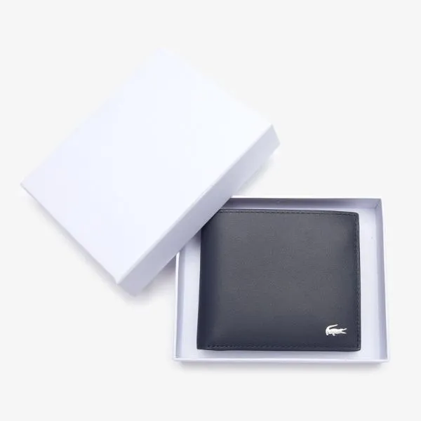 Ví Nam Lacoste Medium FG Leather Billfold NH1112FG 021 Màu Xanh Navy - Túi xách - Vua Hàng Hiệu