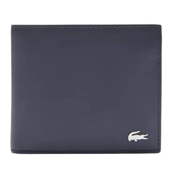 Ví Nam Lacoste Medium FG Leather Billfold NH1112FG 021 Màu Xanh Navy - Túi xách - Vua Hàng Hiệu
