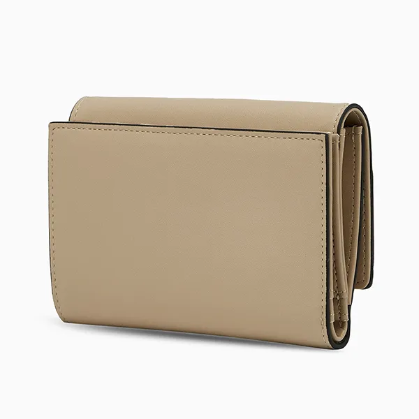 Ví Nữ Lyn Betty Semi Short Wallet LL24FWF034 Màu Beige