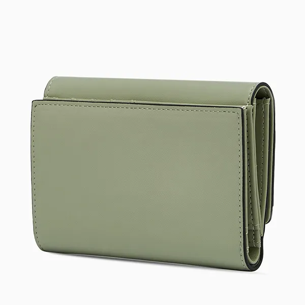 Ví Nữ Lyn Betty Semi Short Wallet LL24FWF034 Màu Xanh Green