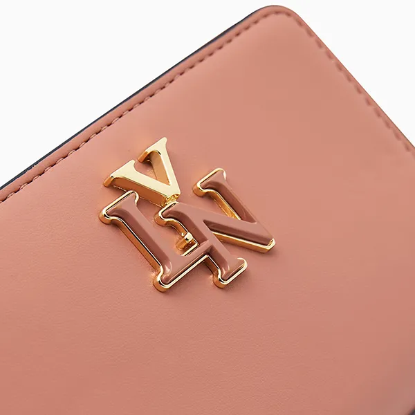 Ví Nữ Lyn Camille Short Wallet LL24FWF063 Màu Hồng Cam