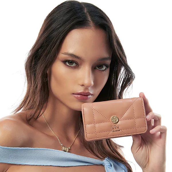 Ví Nữ Lyn Iris Short Wallet LL24FWF015 Màu Nude