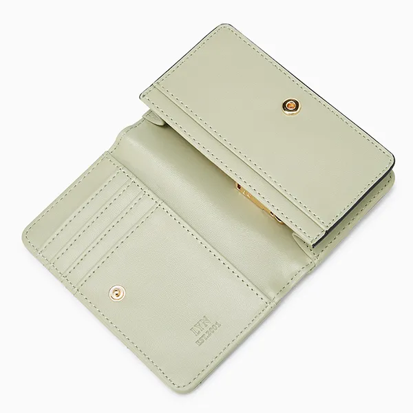 Ví Nữ Lyn Iris Short Wallet LL24FWF015 Màu Xanh Green