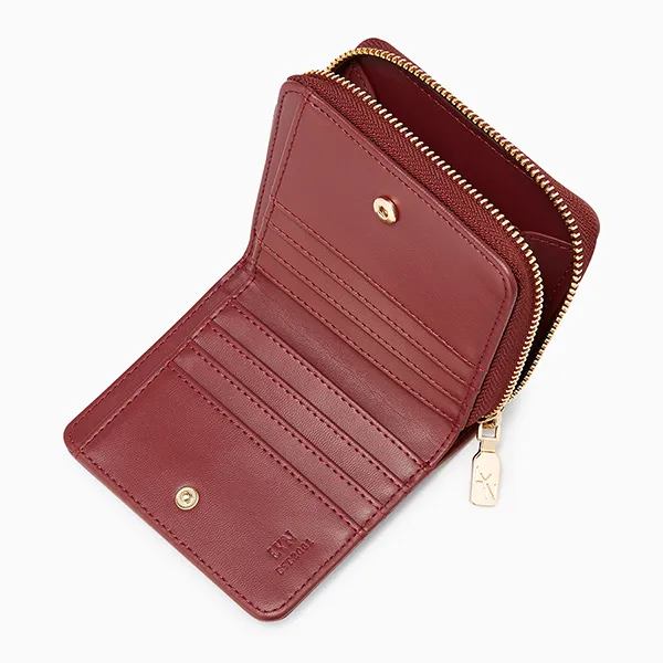 Ví Nữ Lyn Phalos Short Wallet LL24FWS014 Màu Đỏ