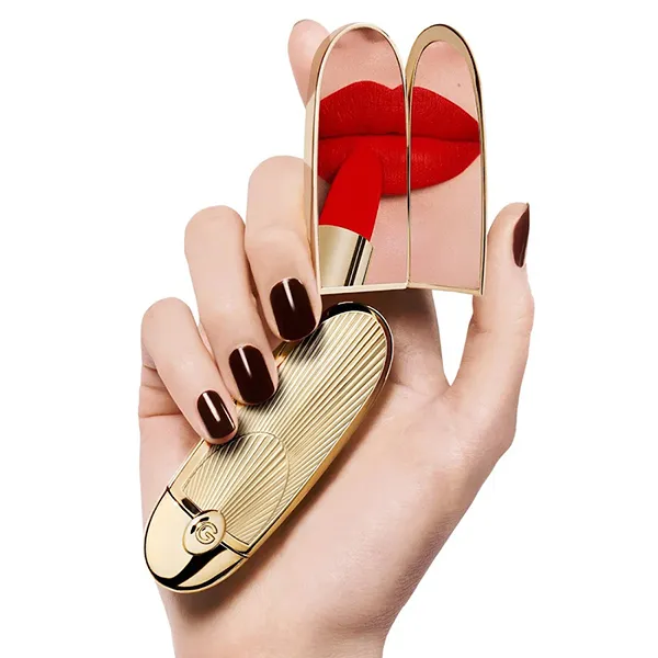 Vỏ Son Guerlain Rouge G L'art Déco Lipstick Case Màu Vàng Gold - Son Môi - Vua Hàng Hiệu