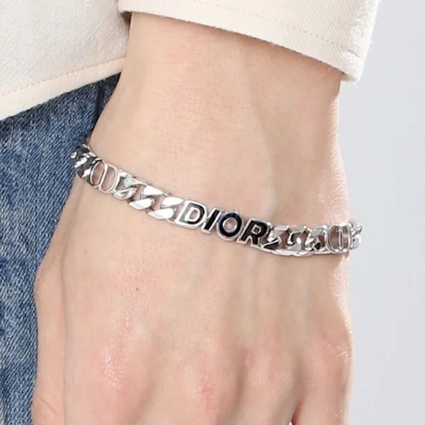 Vòng Đeo Tay Nữ Dior Beauty In Sliver B2439HOMMT 004 Màu Bạc - Trang sức - Vua Hàng Hiệu