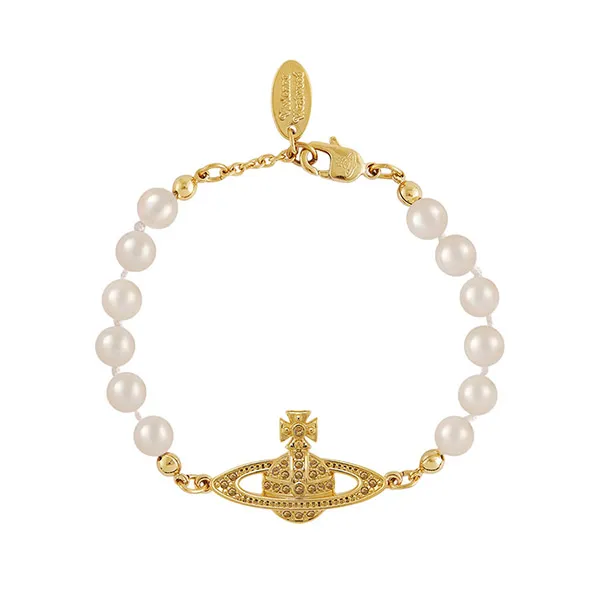 Vòng Đeo Tay Nữ Viviene Westwood In Gold With Pearl 61030001 02R122 Màu Vàng