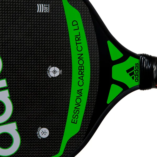Vợt Pickleball Adidas ESSNOVA Carbon CTRL LD 14mm Paddle Màu Đen - Pickleball - Vua Hàng Hiệu
