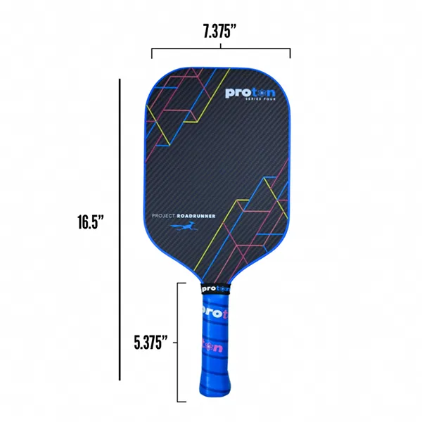 Vợt Pickleball Proton Series 4 Project Paddle Màu Đen Phối Xanh Dương - Pickleball - Vua Hàng Hiệu