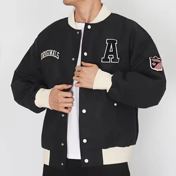 Áo Bomber Nam Adidas Originals Au Jacket 2 HY7223 Màu Đen Size M