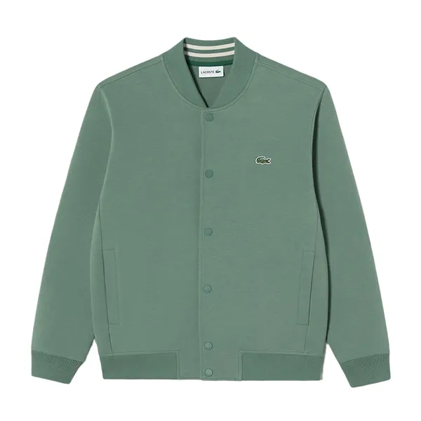 Áo Bomber Nam Lacoste Men's Stadium Sweat Jumper Bomber Jacket SH120E 54G Màu Xanh Lá Size S - Thời trang - Vua Hàng Hiệu