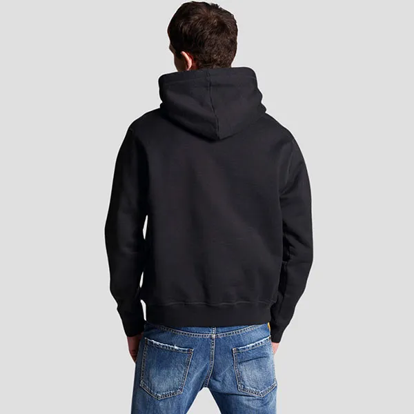 Áo Hoodie Nam Dsquared2 Black With PACMAN Logo Printed - S71GU0637 S25516 900 Màu Đen Size S