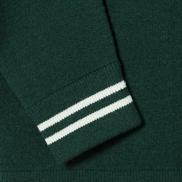 Áo Khoác Len Nam Lacoste Stadium Cardigan AH131E 53N YZP Màu Xanh Đậm Size 4
