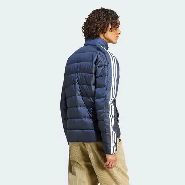 Áo Khoác Lông Vũ Nam Adidas Essentials 3 Stripes Light Down Jacket IK3205 Màu Xanh Size S - Thời trang - Vua Hàng Hiệu
