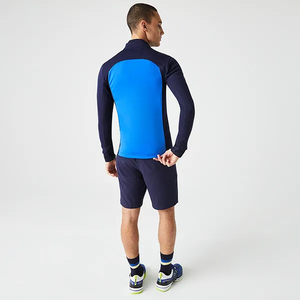 Áo Khoác Nam Lacoste Sport Thermal Two-Ply Golf Jacket SH9431 5QQ Màu Xanh Blue Size 5