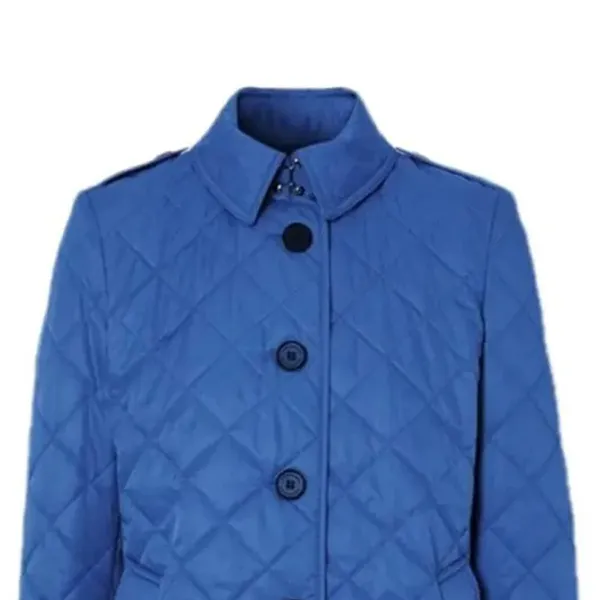 Áo Khoác Nữ Burberry Puffer Jackets Màu Xanh Blue Size S - Thời trang - Vua Hàng Hiệu
