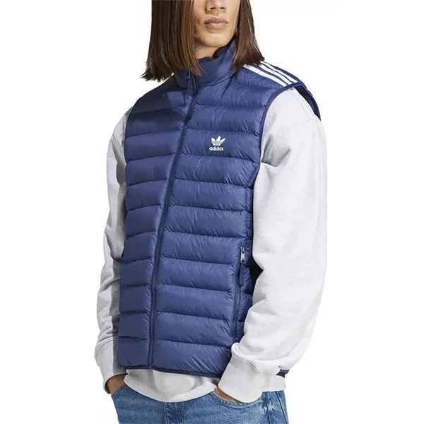 Áo Khoác Phao Ghi Lê Adidas Padded Stand-Up Collar Puffer Vest IL2577 Màu Xanh Navy Size S - Thời trang - Vua Hàng Hiệu