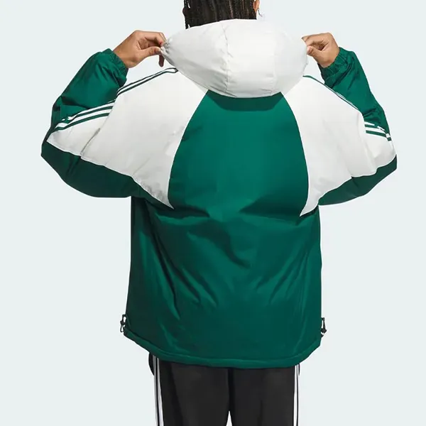 Áo Khoác Phao Nam Adidas Originals Down Jackets IU4827 Mặc 2 Mặt Màu Đen Phối Xanh Size L