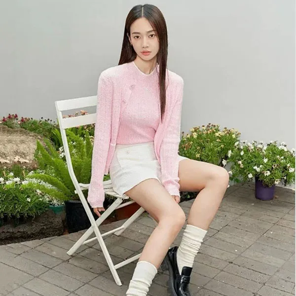 Áo Len Nữ Chester Charles In Pink - CW502KT0101R0 Màu Hồng Size S