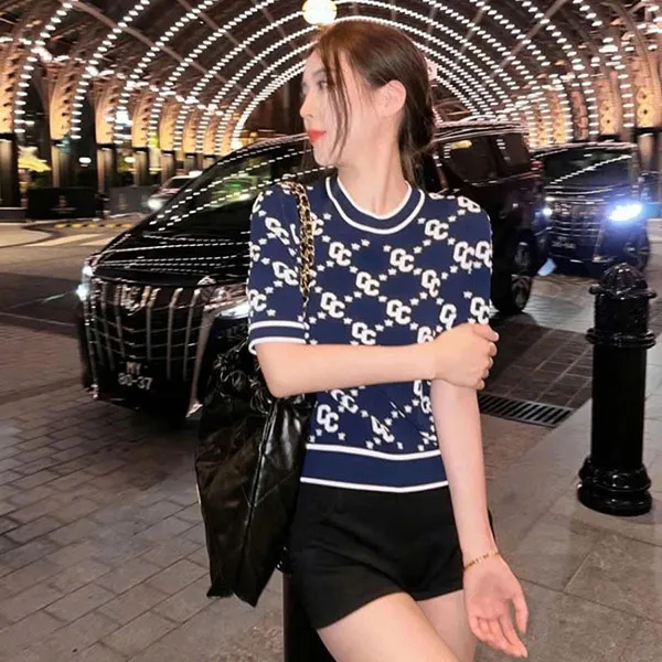 Áo Len Nữ Chester Charles With logo - CW404KT0240L2 Màu Xanh Size S - Thời trang - Vua Hàng Hiệu
