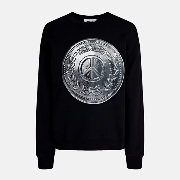 Áo Nỉ Nam Moschino Logo ZPT1723 2027 Màu Đen Size S - Thời trang - Vua Hàng Hiệu