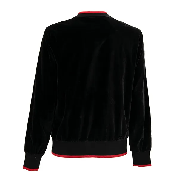 Áo Nỉ Sweater Nam Dolce & Gabbana D&G King Velvet Jacquard Sweatshirt Màu Đen Size 46