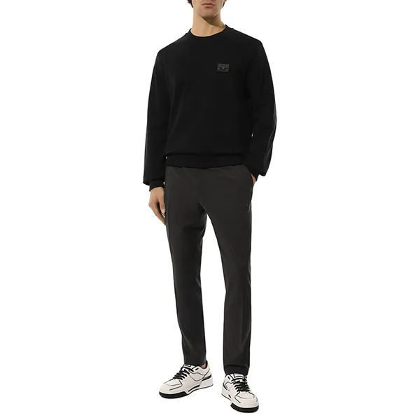 Áo Nỉ Sweater Nam Dolce & Gabbana D&G With Tag Logo Sweatshirt G9ABJT Màu Đen Size 44