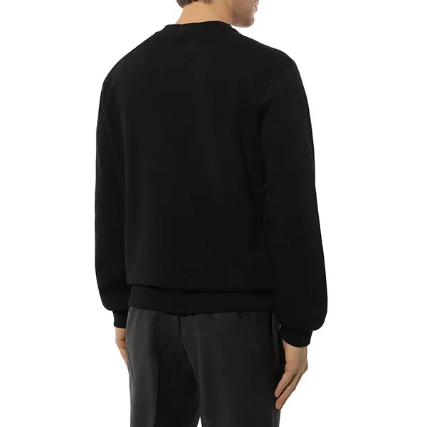 Áo Nỉ Sweater Nam Dolce & Gabbana D&G With Tag Logo Sweatshirt G9ABJT Màu Đen Size 44