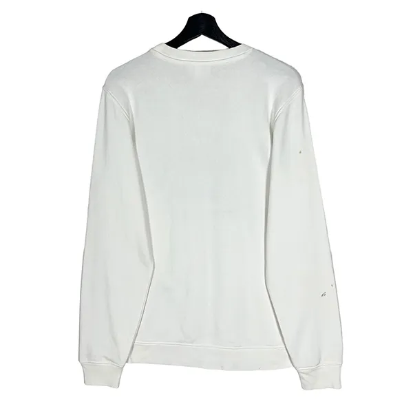 Áo Nỉ Sweatshirt Nam Lacoste Big Logo Velvet Printed White SH2167 001 Màu Trắng Size M - Thời trang - Vua Hàng Hiệu