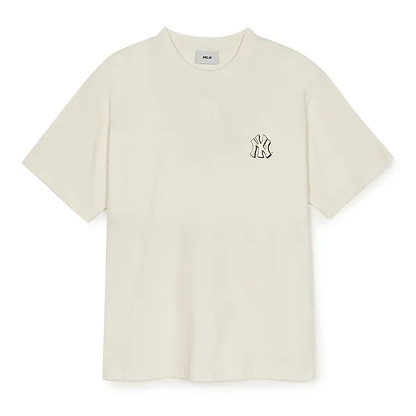 Áo Phông MLB New York Yankees Snake New Year 3ATSQ0251-50CRS Màu Trắng Kem Size M - Thời trang - Vua Hàng Hiệu