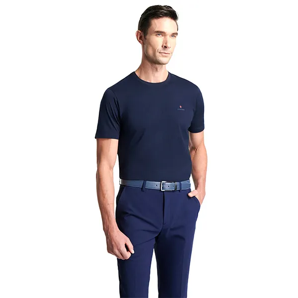 Áo Phông Nam Giovanni Regular Fit Tshirt GTS0003-1NN Màu Xanh Navy Size XL - Thời trang - Vua Hàng Hiệu