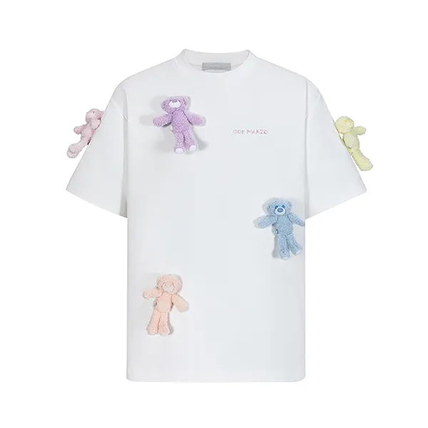 Áo Phông Nữ 13 De Marzo With Logo Printed TShirt FR24X1155 Màu Trắng