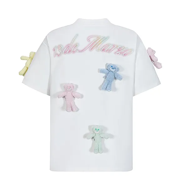 Áo Phông Nữ 13 De Marzo With Logo Printed TShirt FR24X1155 Màu Trắng