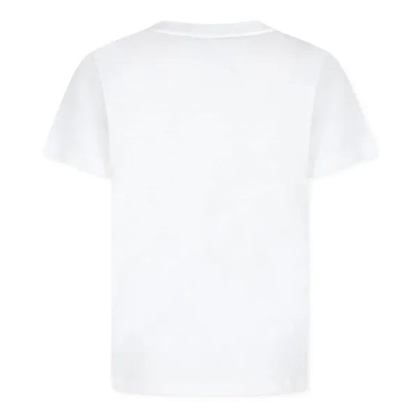Áo Phông Nữ Balmain In White With Logo Engraved Buttons BV8Q21 Z0116 Tshirt Màu Trắng