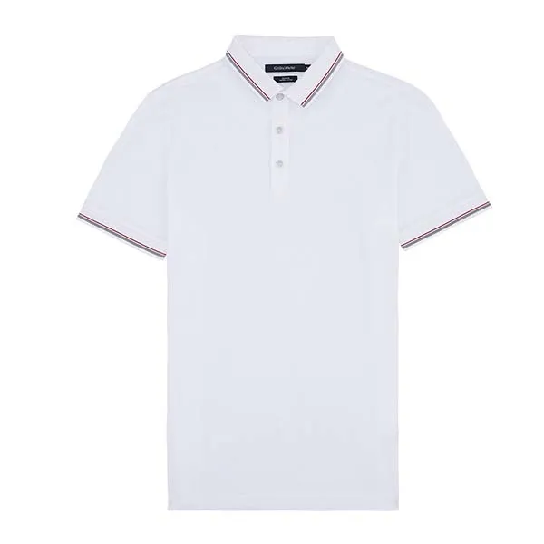 Áo Polo Cộc Tay Giovanni GPL0089-1WH Màu Trắng Size XL