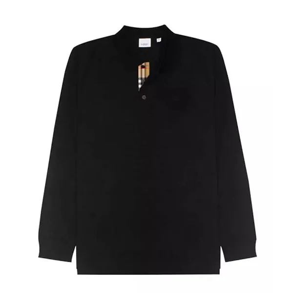 Áo Polo Dài Tay Nam Burberry Long Sleeve Màu Đen Size XS - Thời trang - Vua Hàng Hiệu