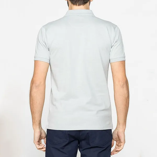 Áo Polo Nam Carrera Jeans T819B075AL_850 Màu Xám Size L