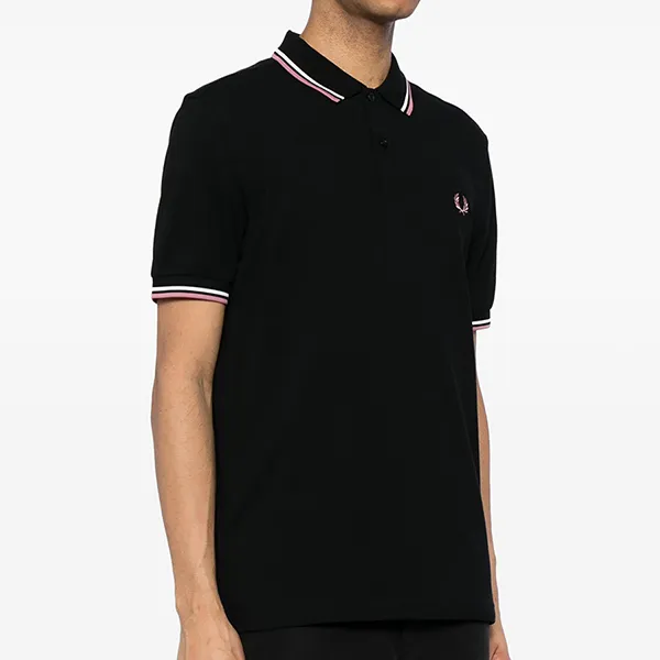 Áo Polo Nam Fred Perry Twin Tipped Shirt Màu Đen Size XS - Thời trang - Vua Hàng Hiệu