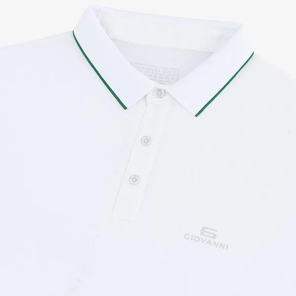Áo Polo Nam Giovanni GPL0112-1WH Màu Trắng Size M - Thời trang - Vua Hàng Hiệu