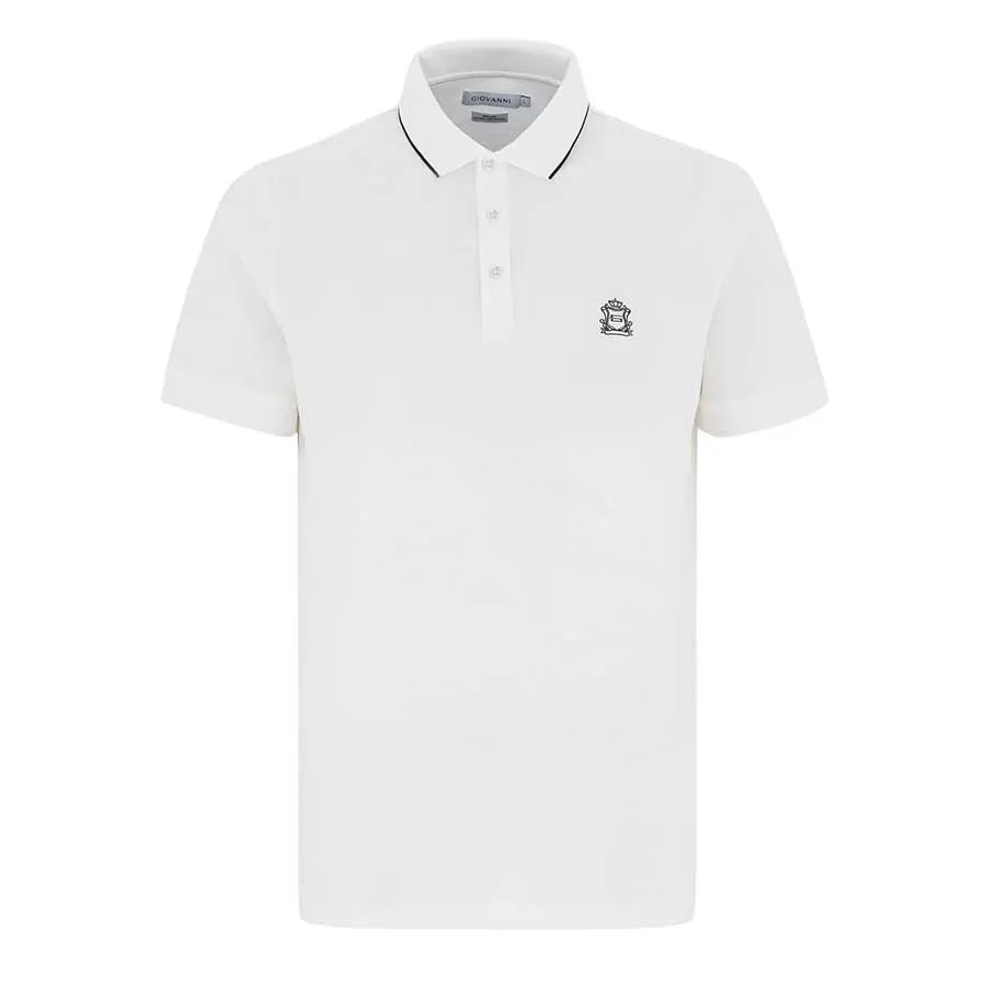Áo Polo Nam Giovanni GPL0133-1WH Màu Trắng Size XL