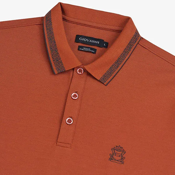 Áo Polo Nam Giovanni GPL0144-1 Màu Nâu Size XL - Thời trang - Vua Hàng Hiệu