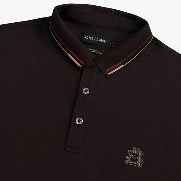 Áo Polo Nam Giovanni GPL0153-1 Màu Nâu Đậm Size S - Thời trang - Vua Hàng Hiệu