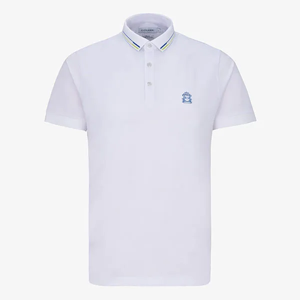 Áo Polo Nam Giovanni GPL0153-1 Màu Trắng Size XL