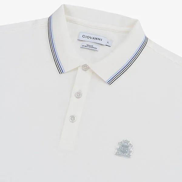 Áo Polo Nam Giovanni GPL0157-1 Màu Trắng Size M